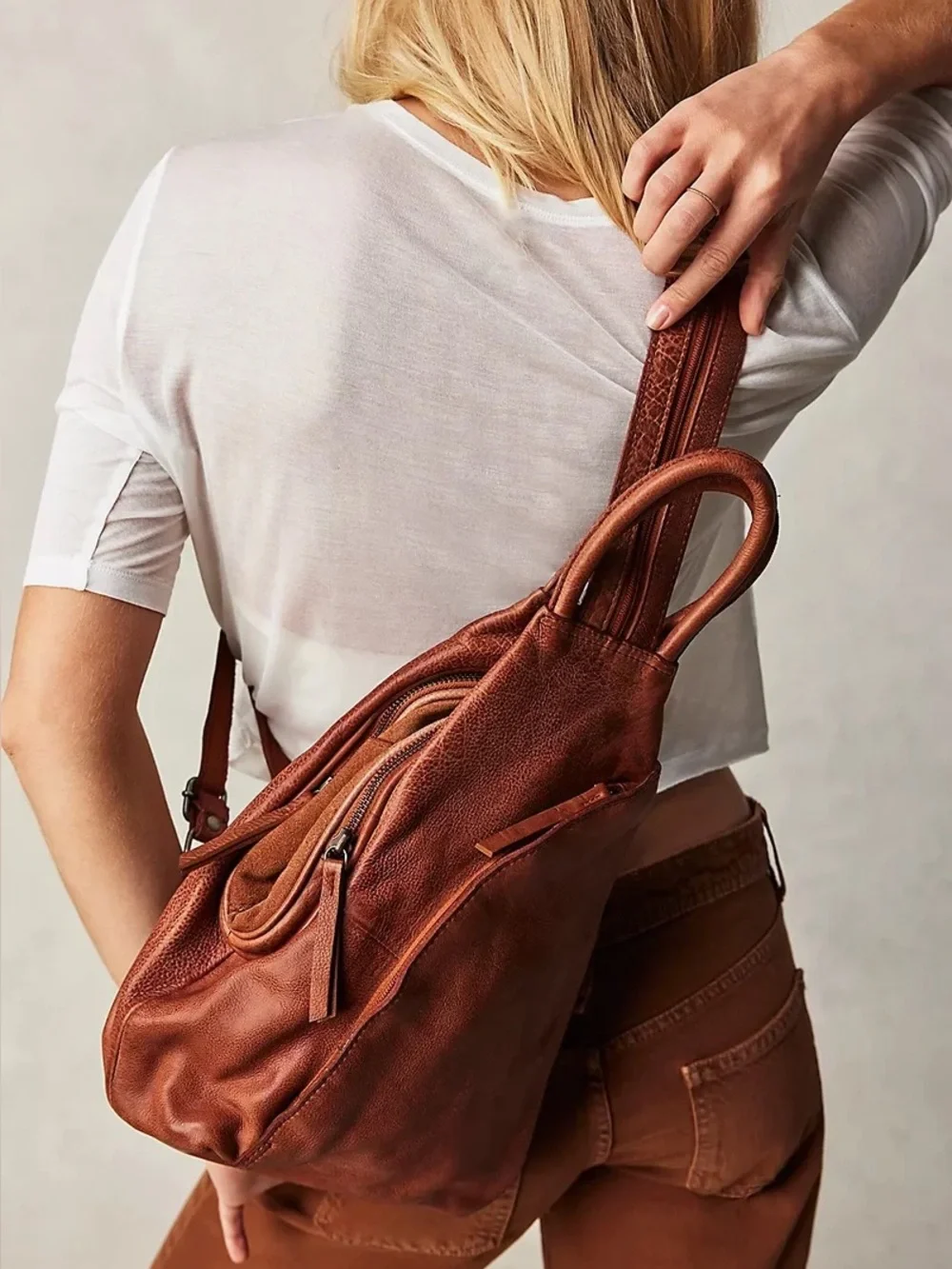 NWT Free People SoHo Convertible Bag #2358